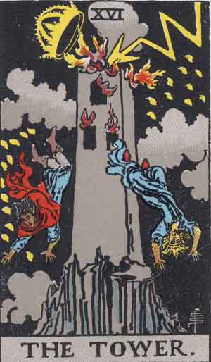 The tower Tarot