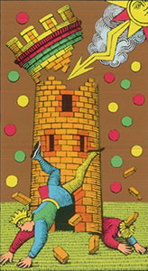The tower Tarot Oswald Wirth