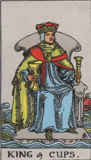 Tarotkort Bægrenes Konge