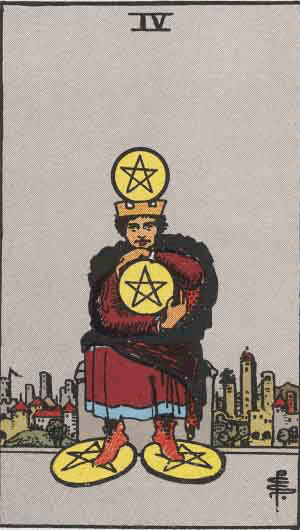 Tarot Mønter nr 4